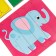 Puzzle. Collect 6 pictures "Africa", bilateral sticks