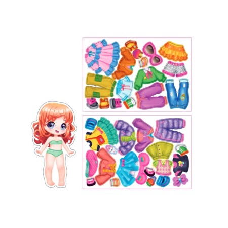 Magnetic game "Dressers. Karina "-1