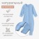 Combineson children's minku, dusty blue color, height 74-80 cm