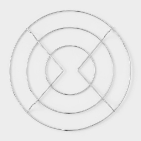 Hot stand on the legs "Circle", 18 × 18 × 2 cm, chrome color-3