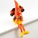Interior doll "Granny in a costume chicken" 38x8x8 cm