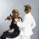 Polystone souvenir "in love with white clothes, with a palactin" 25x10x13 cm