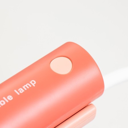 Lancer table lamp LED 3.5W USB AKB Red-pink 11x15x45 cm Risalux-12