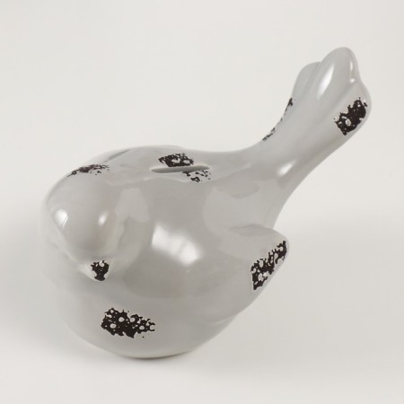 Pigger Ceramics "Gray Sparrows" 18.8 11.9x13 cm-4