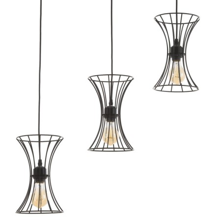 Lamp Bayerlux "Anetta" 3he27 40W black 16x50x23-123cm-1