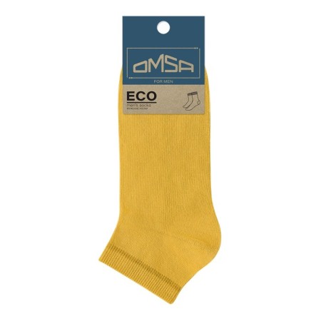 Male socks omsa eco, size 45-47, Giallo color