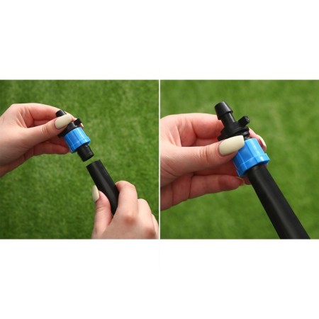 Adapter for drip tape, 16 mm, plastic, Greengo-3