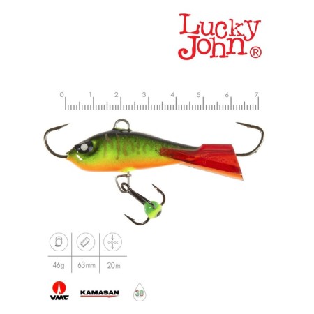 Balancir Lucky John Baltic 6 + tee, 6 cm, color 301rt blister-1