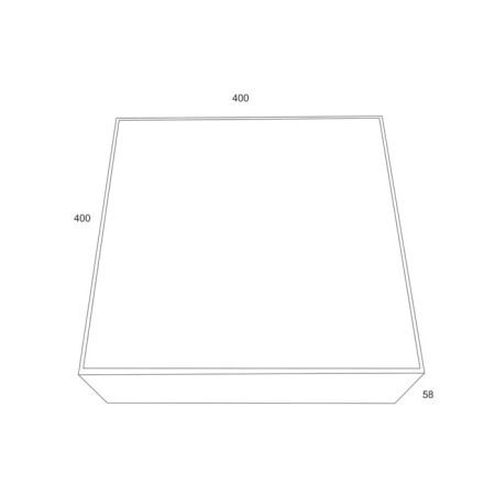 Technical C067CL-L48B3K, LED, 45W, 40x40x5.8 cm, 3600lm, 3600lm, black color, black-2