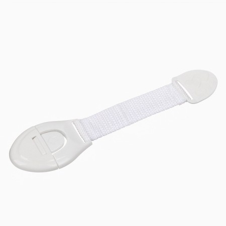 A set of locks for doors and boxes, fabric, 20.5 cm, 6 pcs., White color, crumb I-3