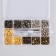 Ground set 244 pcs 12 types (8x8 mm; 6x6 mm) with a hammer