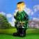 Garden figure "Hunter Petrovich" 30x46x82cm