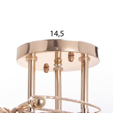 Buffy chandelier 3x40W E27 Gold Model: 2751100-5