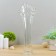 Vase "Coral" Transparent (without decor) 38cm