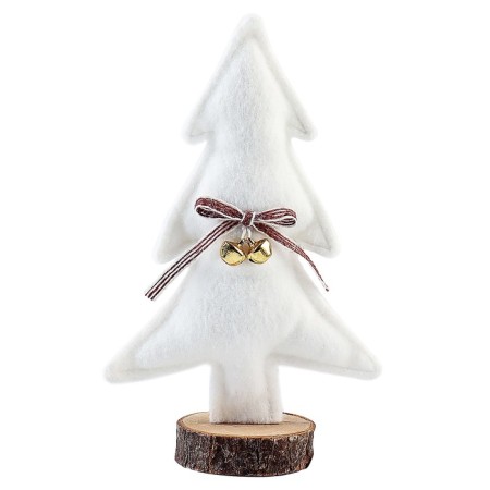 New Year's decor "White Christmas tree" 14 × 7 × 23 cm-3