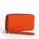 Women's wallet with lightning, orange color