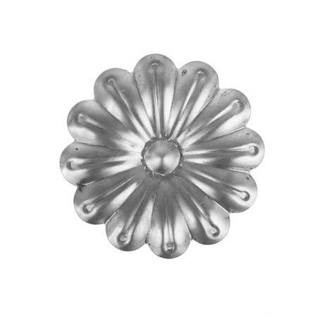 Forged flower, 100 × 1 mm