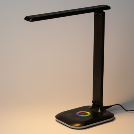 LED desktop lamp, black color-5