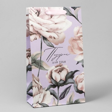 Gift package for two bottles, packaging, “for you”, 35 x 20 x 9 cm-3