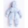 Overalls for the discharge for children, height 62 cm, color silver opal