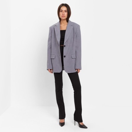 Women's jacket with a cut on the back of MIST size L-XL, color gray-5