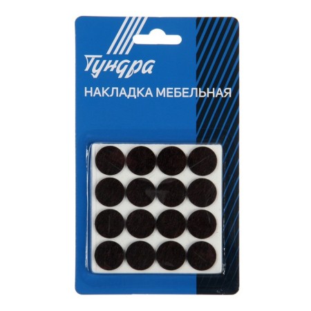 Furniture tundra, d = 19 mm, round, brown, 32 pcs.-1