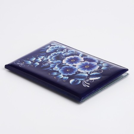 Cover for passport, blue color-2