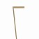 The Mantra Vector, LED, 1500LM, 3000K, 373x530x1800 mm, golden color.