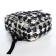 School backpack from textiles on lightning, 3 pockets, black color