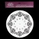Plastic stencil "Vintage watch" d = 25 cm