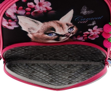 Frame backpack 36 x 28 x 11 cm, Across 198, filling: bag, purple ACR22-198-5-9