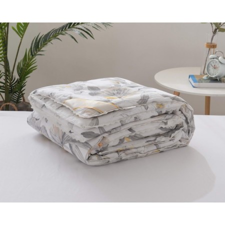 Frida blanket, size 200x220 cm, gray color-1