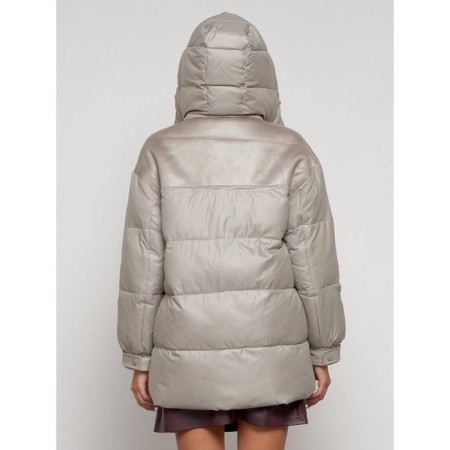 Winter jacket, size 52, light brown color-7