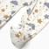 Combineson children's closed legs, white color/stars, height 80 cm