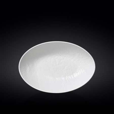 Ovalnaya salad Wilmax England Whitestone, size 30x19.5x7 cm