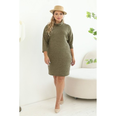 Women's dress, size 62, green color-4