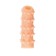 Kokos nozzle is realistic with additional stimulation, TPE, bodily, 15.6 cm, s
