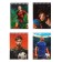 Notepad A6, 60 sheets in a cage on the crest of a neural network. Football, covered Cardboard, block 60g/m2, mix