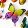 Magnet Plastic "Summer butterflies" set of 12 pcs Mix h = 4.4.5,6,8,9,5,13,5,14.5 cm