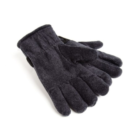 Women's gloves minku, two -layer, col. Gray, rr 24 cm-1