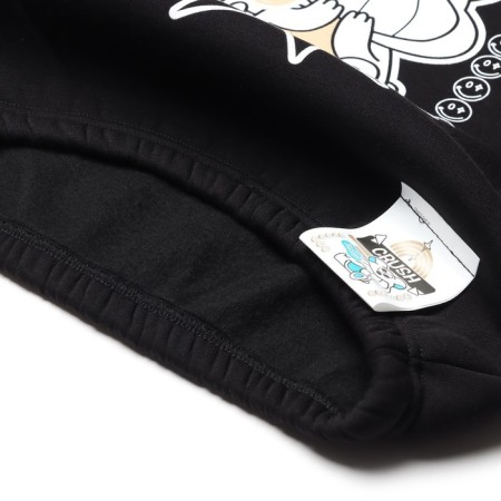Sweatshirt (hoody) Children's minku: crush, black color, height 134 cm-10