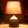 Asti table lamp E14 40W white 18x18x27 cm Risalux