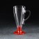 Mug "brightness", glass, 250 ml, color bottom