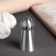Confectionery nozzle “Spheres. Profiles with a drop and star”, D = 3 cm, 2,3 cm output, stainless steel