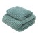 Set of towels "strip", size 30x70 cm, 70x130 cm, mint color
