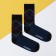 Socks "English cage in blue" p. 39-40 (24-26 cm)