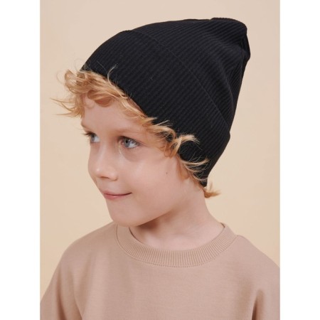 Children's hat, size 48-50, black color
