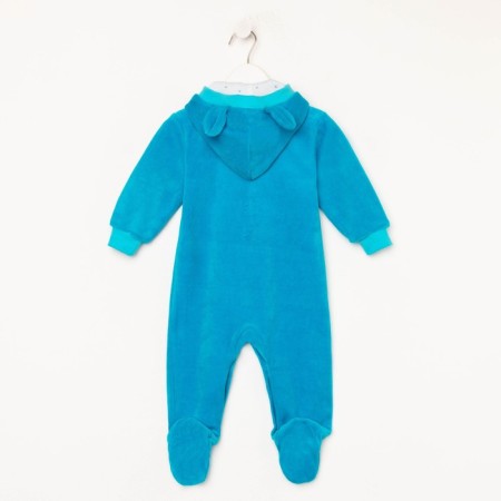 The overalls insulated for the boy, the color is blue, height 74-3