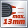 Shock drill Einhell TC -id 650 E, 650 W, 41600 BLU/min, 2600 rpm, cartridge 1.5-13 mm, 2.5m