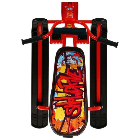 Snowfall "with graffiti", SND1/GR, red color-4